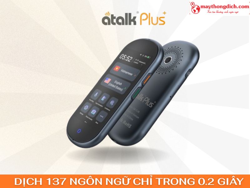 Máy phiên dịch tiếng Swahili sang tiếng Việt ATalk Plus+ Máy phiên dịch tiếng Swahili sang tiếng Việt ATalk Plus+