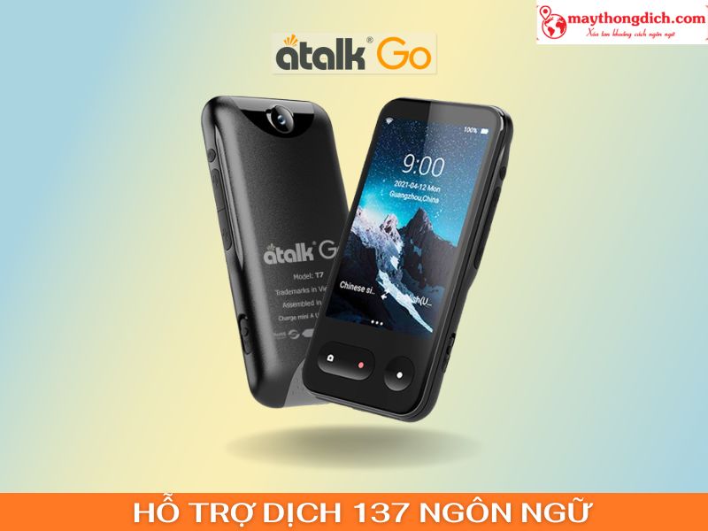 Máy dịch đa ngôn ngữ ATalk Go Máy dịch đa ngôn ngữ ATalk Go