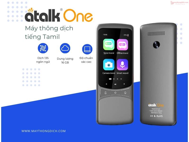 Máy thông dịch tiếng Tamil Atalk One