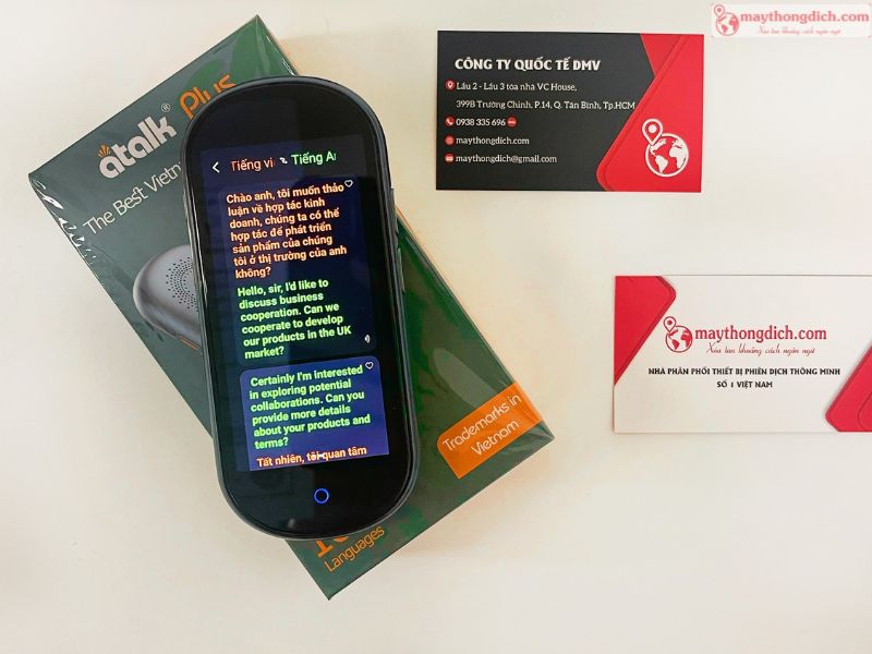 Máy Thông Dịch Tiếng Việt Atalk Plus [8GB]