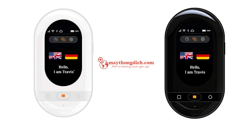 2 phiên bản máy phiên dịch Travis Touch Go Đen & Trắng 2 phiên bản máy phiên dịch Travis Touch Go Đen & Trắng