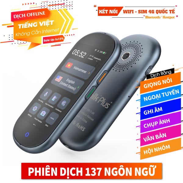 Máy phiên dịch cầm tay Atalk Plus+ hot nhất Máy phiên dịch cầm tay Atalk Plus+ hot nhất