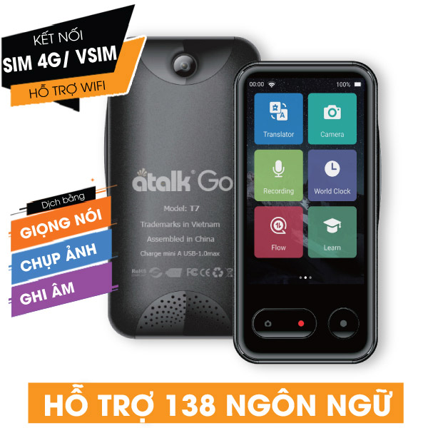 Atalk Go - Top Máy Dịch Tiếng Anh Tốt Nhất Thế Giới Atalk Go - Top Máy Dịch Tiếng Anh Tốt Nhất Thế Giới