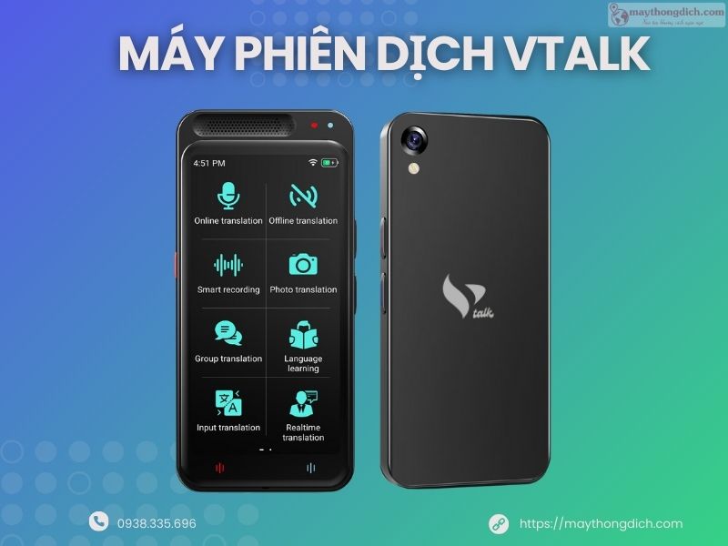 Máy Phiên Dịch Tiếng Anh Vtalk