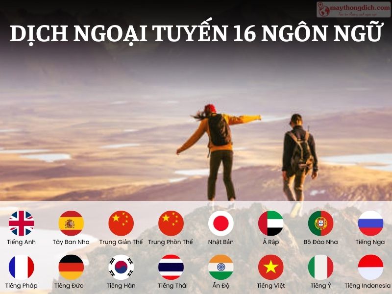 W09 Smart Translator Mifi dịch ngoại tuyến 16 ngôn ngữ