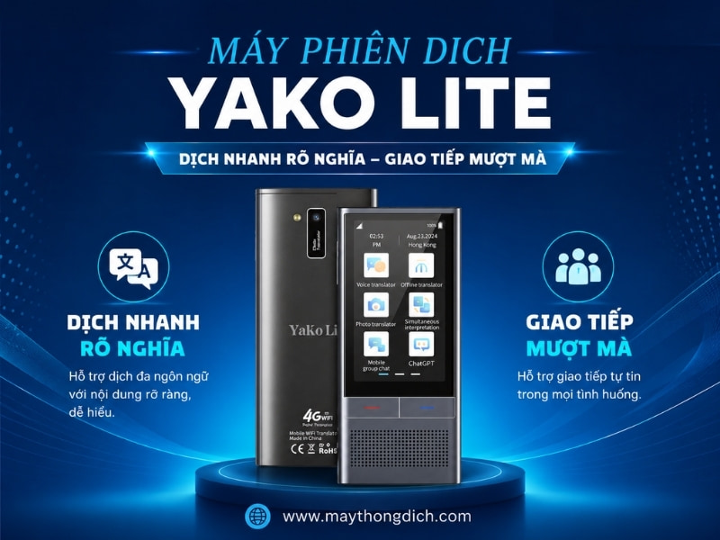 Máy Phiên Dịch ATalk Lite Dịch Nhanh Rõ Nghĩa