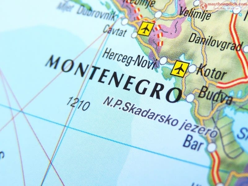 Tiếng Montenegro là ngôn ngữ chính thức duy nhất Montenegro