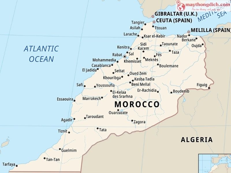 Maroc một quốc gia tại Bắc Phi nói tiếng Ả Rập