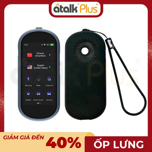 Ốp lưng bảo vệ máy phiên dịch Atalk Plus+ và Atalk Plus