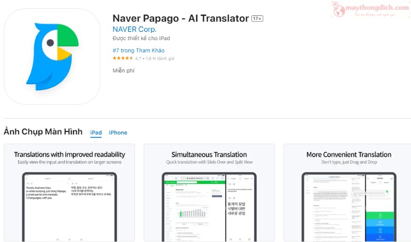 Naver Papago - Phần Mềm Dịch Tiếng Anh Trên Máy Tính Miễn Phí Naver Papago - Phần Mềm Dịch Tiếng Anh Trên Máy Tính Miễn Phí