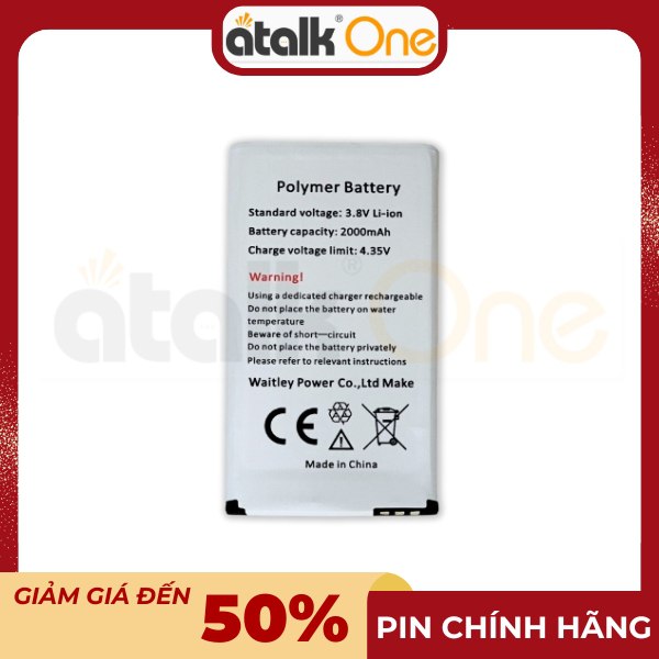 Pin máy phiên dịch Atalk One Pin máy phiên dịch Atalk One