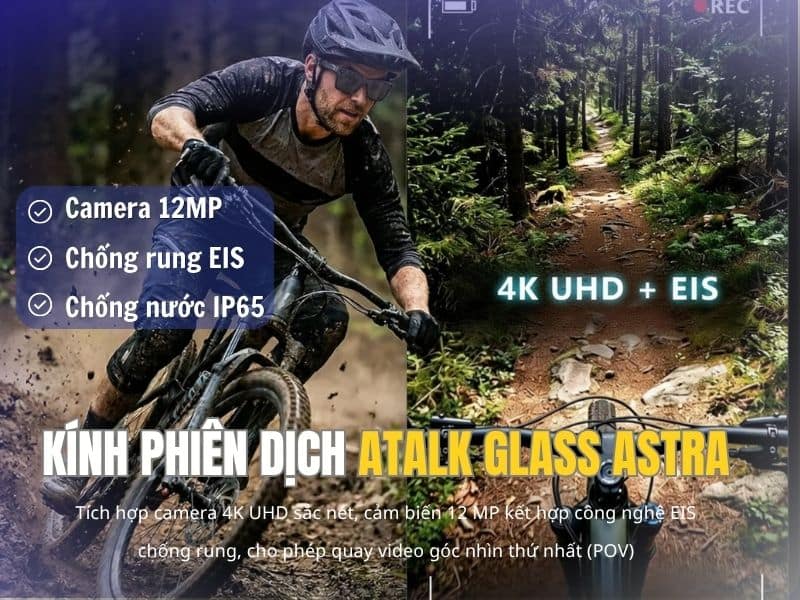 ATalk Glass Astra Hỗ Trợ Quay Video 4K Rõ Nét