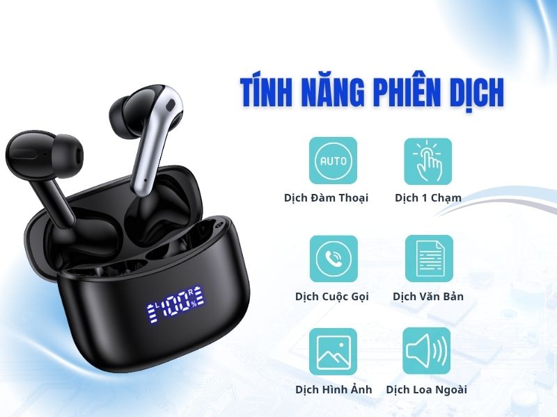 Các Tính Năng Phiên Dịch Trên Tai Nghe ATalk Buds Plus
