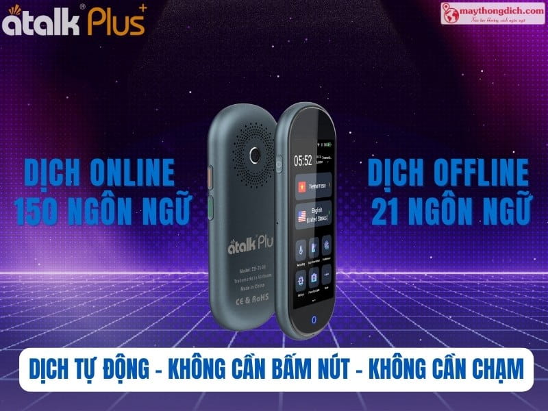 Máy Phiên Dịch Tai Nghe ATalk Plus+