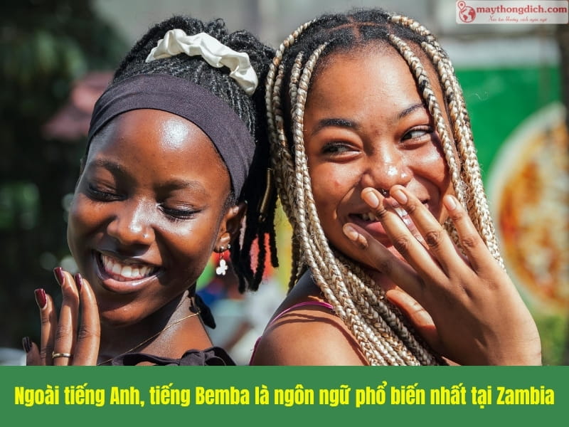 Ngoài tiếng Anh, tiếng Bemba là ngôn ngữ phổ biến nhất tại Zambia