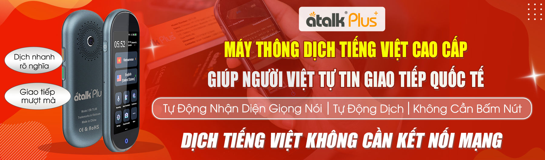 Máy Phiên Dịch ATalk Plus +