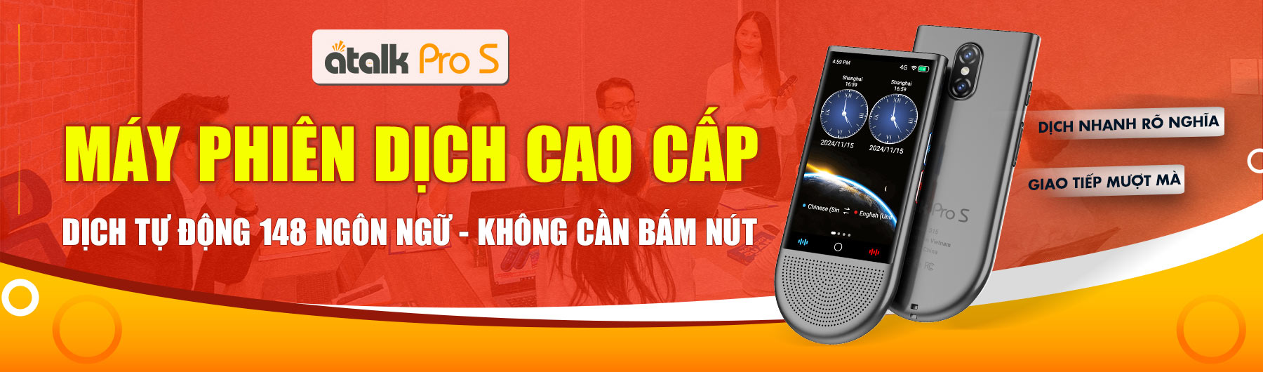 Máy Phiên Dịch ATalk Pro S