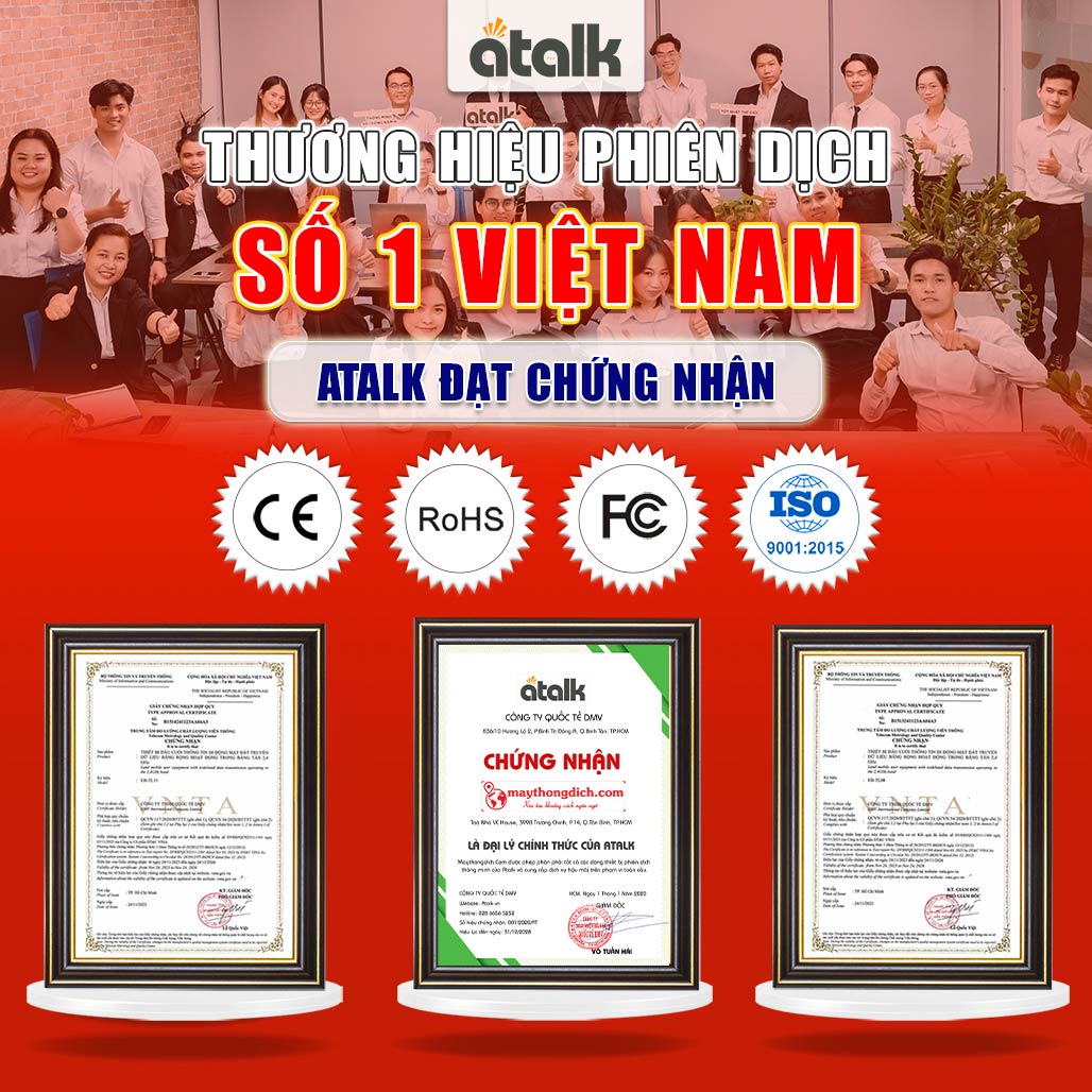 ATalk Pro S Máy Phiên Dịch Tự Động Không Cần Bấm Nút