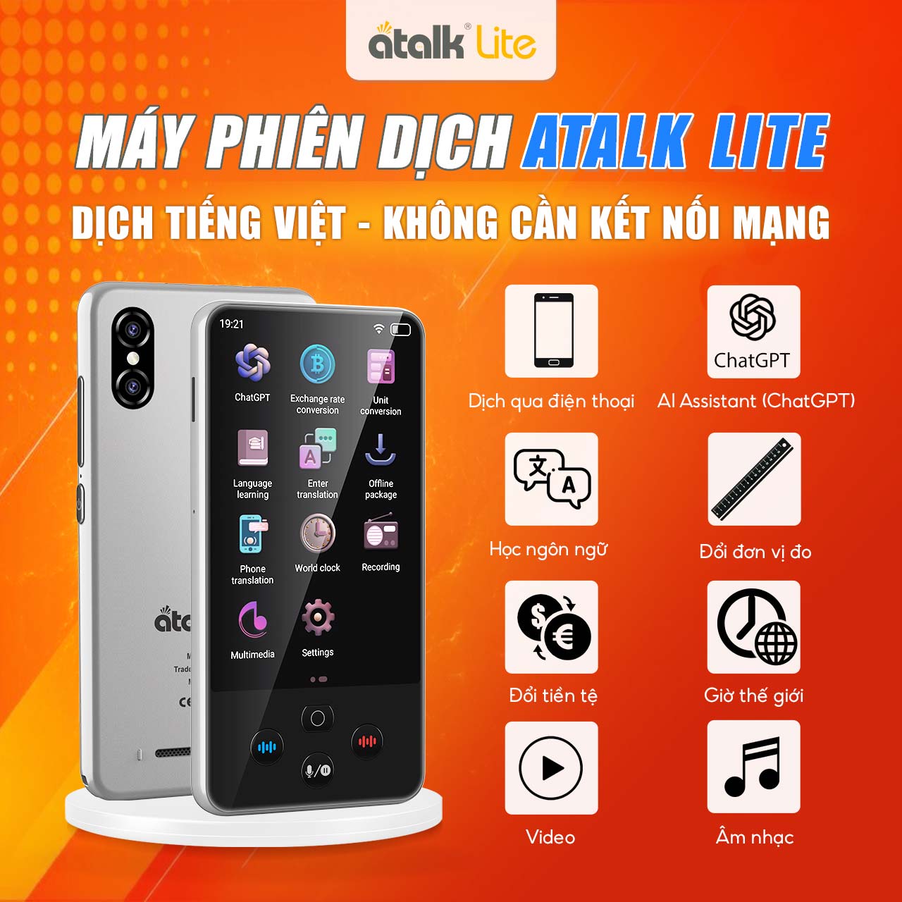 Các Tiện Ích Thông Minh Trên ATalk Lite
