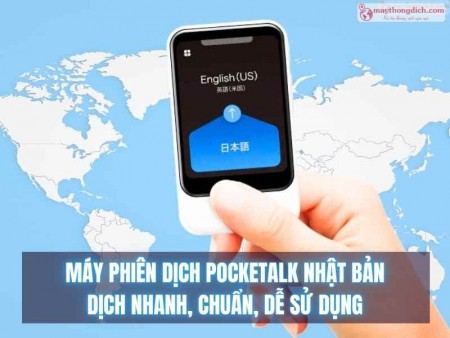 Máy Phiên Dịch Pocketalk Nhật Bản – Dịch Nhanh, Chuẩn, Dễ Sử Dụng
