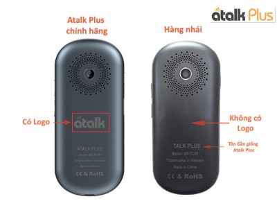 Hướng dẫn phân biệt máy phiên dịch nhái và Atalk Plus chính hãng