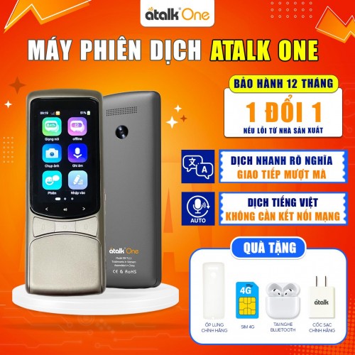 Máy Phiên Dịch ATalk One - Dịch Ngoại Tuyến Tiếng Việt Máy Phiên Dịch ATalk One - Dịch Ngoại Tuyến Tiếng Việt