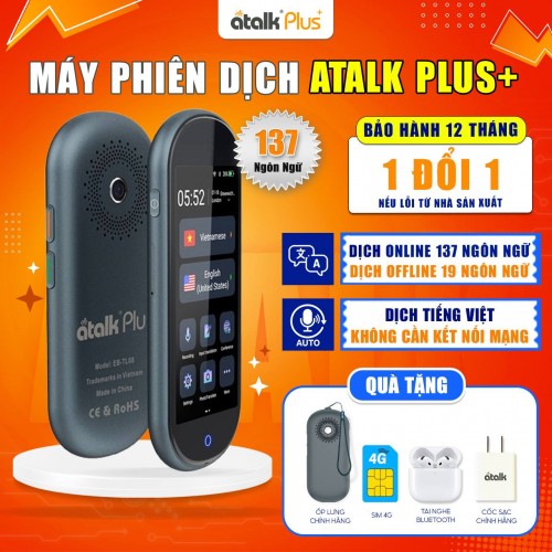 Máy Phiên Dịch ATalk Plus+ | Thông Dịch Tiếng Việt OFFLINE Rõ Nghĩa Máy Phiên Dịch ATalk Plus+ | Thông Dịch Tiếng Việt OFFLINE Rõ Nghĩa