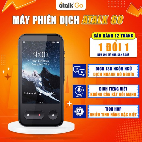 Máy phiên dịch ATalk Go - Thiết Bị Dịch Thuật Chính Hãng